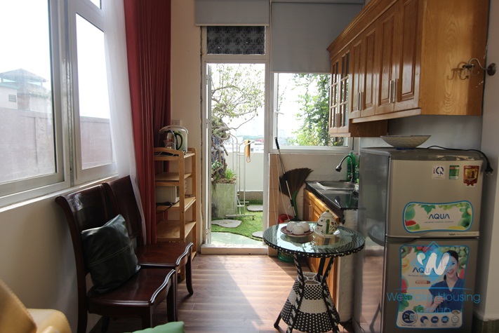 Bright rooftop apartment rental in Dong Da, Hanoi